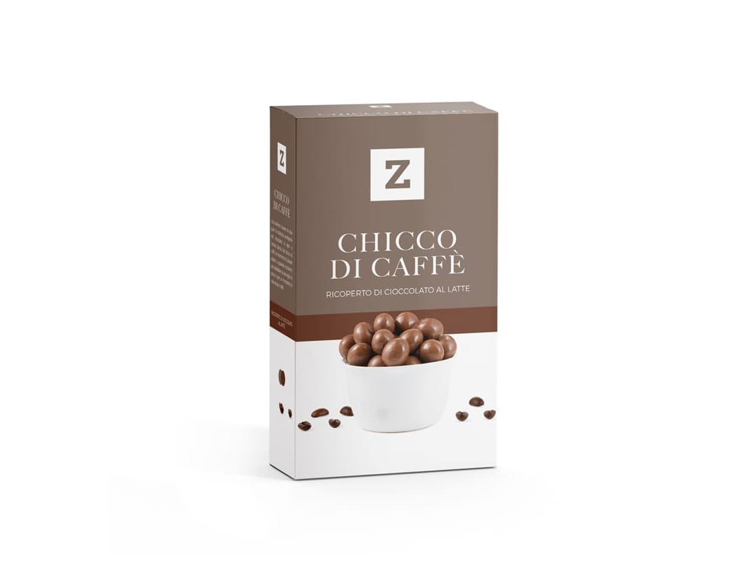 Chicco di caffè ricoperto di cioccolato al latte - 80 g